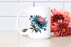 Chrysanthemum | Watercolor | Shiny Product Image 2