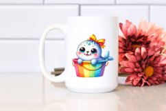 Colorful Ribbon Seal | Watercolor | Colorful Plastic Product Image 2