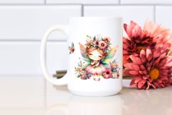 Colorful Whimsical Fairy | Sublimation | Clipart Product Image 2