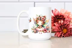 Colorful Whimsical Fairy | Sublimation | Clipart Product Image 2