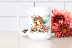 Whimsical Watercolor Fairy Clipart Product Image 2