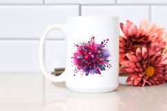 Colorful Magenta Watercolor Splash Product Image 2