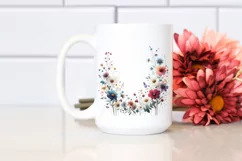 Colorful Wild Flowers | Sublimation | Clipart Product Image 2
