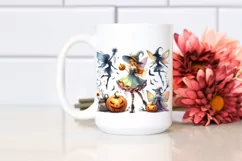 Fairy Halloween in Watercolor Clipart Product Image 2