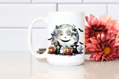 Funny Owl Halloween Clipart PNG Product Image 2
