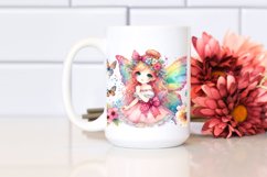 Colorful Watercolor Fairy Clipart Product Image 2