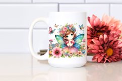 Colorful Watercolor Fairy Clipart Product Image 2