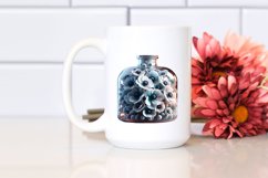 Abstract Bottle Anemone Clipart Product Image 2