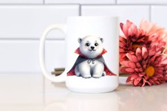 Baby Polar Bear with Spider Web Clipart Product Image 2