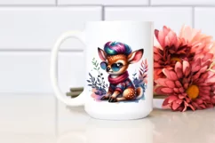 Cute Baby Deer Sitting PNG Product Image 2