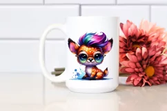 Cute Baby Deer Sitting PNG Product Image 2