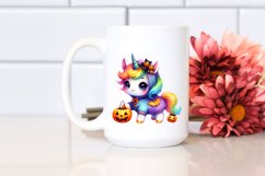 Cute Baby Unicorn Halloween Clipart Product Image 2