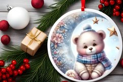 Baby Bear Winter Sublimation PNG Product Image 2