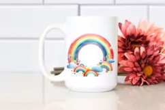 Colorful Watercolor Rainbow, Transparent PNG Product Image 2