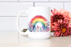 Colorful Watercolor Rainbow, Transparent PNG Product Image 2