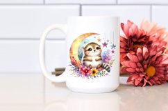 Colorful Lemming Baby | Watercolor | Moon Product Image 2