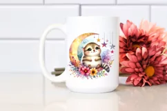 Colorful Lemming Baby | Watercolor | Moon Product Image 2