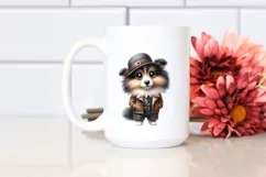 Funny Big Eyes Shetland Sheepdog | Clipart Product Image 2