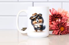 Human-like Shetland Sheepdog | Clipart Product Image 2