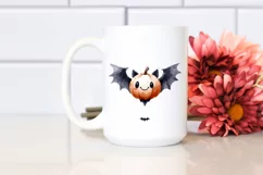 Funny Cow Halloween Clipart PNG Product Image 2