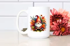 Washed Vibrant Autumn Gnome, High Quality PNG Product Image 2