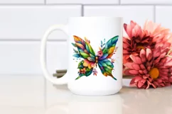 Vibrant Abstract Butterfly PNG Product Image 2