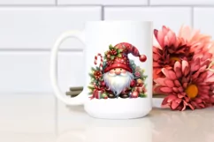 Washed Vibrant Christmas Gnome PNG Product Image 2