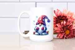 Washed Vibrant Christmas Gnome, High Quality PNG Product Image 2