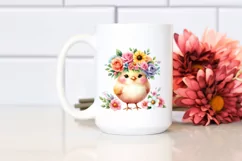 Colorful Flower Crown Watercolor Clipart Product Image 2