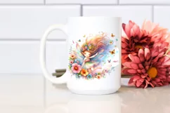 Colorful Fairy Petals Whimsical Clipart Product Image 2