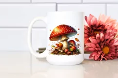 Detailed Shiny Mushroom PNG Product Image 2
