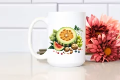 Watercolor Honeydew | Sublimation | Clipart Product Image 2