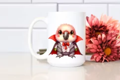 Funny Baby Parrot Vampire Clipart Product Image 2