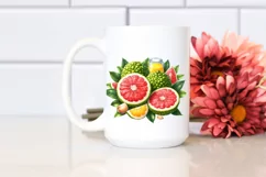 Watercolor Ugli Fruit, Juice | Sublimation | Clipart Product Image 2