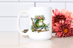 Watercolor Young Frog | Sublimation | Clipart Product Image 2