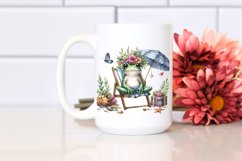 Watercolor Young Frog | Sublimation | Clipart Product Image 2