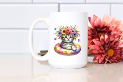Watercolor Young Kitten | Sublimation | Clipart Product Image 2
