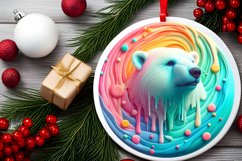 Polar Bear Christmas Sublimation PNG Product Image 2