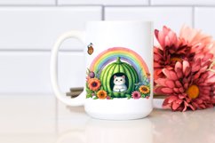 Colorful Flowers,Seated Character | Sublimation | Clipart Product Image 2