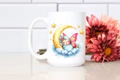 Vibrant Watercolor Cute Baby Butterfly | Sublimation | Product Image 2