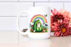Colorful Flowers,Seated Character | Sublimation | Clipart Product Image 2