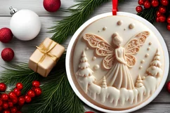 Christmas Fairy Sublimation PNG Product Image 2