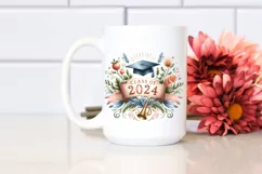 Watercolor Class of 2024 Clipart Product Image 2