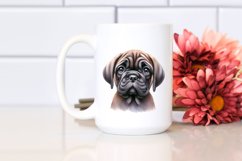 Baby Mastiff Caricature | Sublimation Clipart Product Image 2