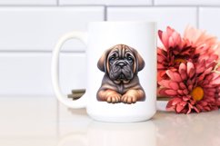 Baby Mastiff Caricature | Sublimation Clipart Product Image 2