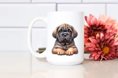 Baby Mastiff Caricature | Sublimation Clipart Product Image 2