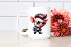 Stylish Cute Baby Pig Playing, High-Res PNG Product Image 2