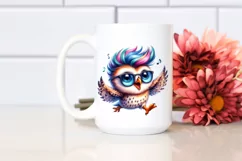 joyful baby owl, Transparent PNG Product Image 2