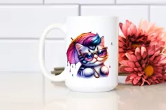 cheerful baby cat, High-Quality PNG Product Image 2