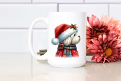 Colorful Havanese Christmas, Transparent PNG Product Image 2